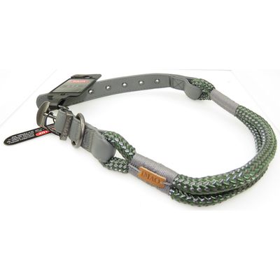 Collier IMAO 60 cm x 11 mm Hyde park kaki  pour chien