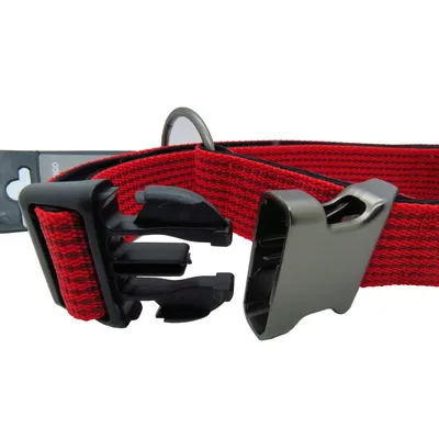 Flamingo - Collier Jannu  réglable de 55 à 75 cm 38 mm taille XXL pour