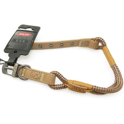 Collier IMAO  40 cm x 6 mm Hyde park chocolat pour chien.