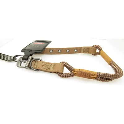 Collier IMAO  40 cm x 6 mm Hyde park chocolat pour chien.