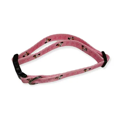 animallparadise - Collier PUPPY MASCOTTE rose 13 mm, 25 à 39 cm pour chiots