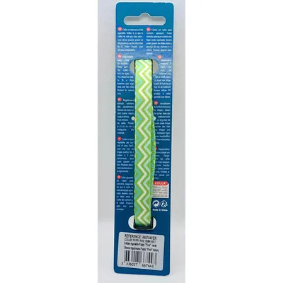 Collier PUPPY PIXIE 13 mm 25 à 39 cm couleur vert pour chiots