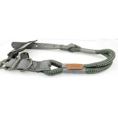 Collier IMAO 50 cm x 9 mm Hyde park kaki pour chien