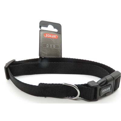 collier nylon 40 - 50  cm x 20 mm  pour chien.