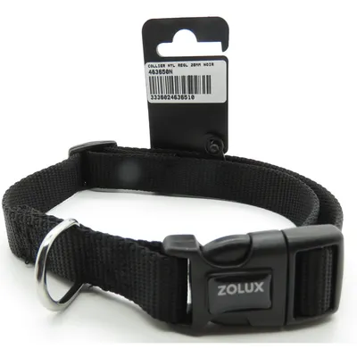 zolux - collier nylon 40 - 50  cm x 20 mm  pour chien.