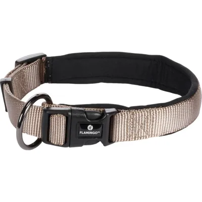 Collier ABBI taupe S/M 40-45 cm  Pour chiens.