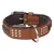 Flamingo - Collier Cuir SEDONA brun taille S/M 31-35 cm pour chien. Flamingo - Collier Cuir SEDONA brun taille S/M 31-35 cm pour chien.