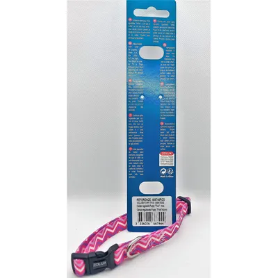 Collier PUPPY PIXIE 13 mm 25 à 39 cm couleur rose pour chiots
