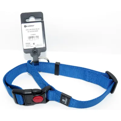 Flamingo - Collier Ziggi  45 -65 cm. 25 MM . taille L/XL. pour chien.