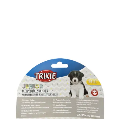 Trixie - 6 colliers M-L  22 à 35 cm x10 mm pour chiot couleurs différentes