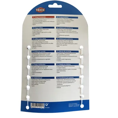 Trixie - 6 colliers M-L  22 à 35 cm x10 mm pour chiot couleurs différentes