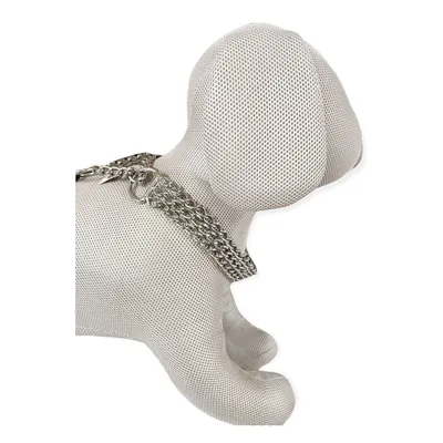 animallparadise - Collier d'arrêt M-L  45 cm / 2.5cm 3 rangs pour chien