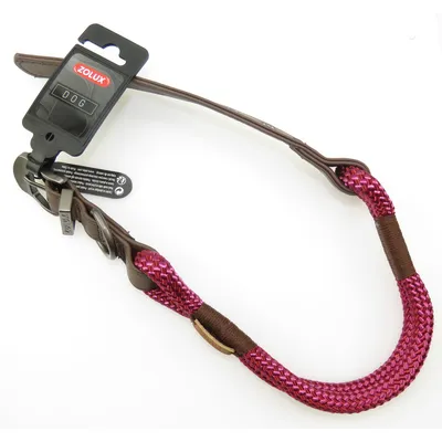 Collier IMAO 60 cm x 11 mm Hyde park fuchsia  pour chien
