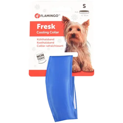 Collier rafraîchissant S réglable de 16 à 22 cm tour de cou pour chien