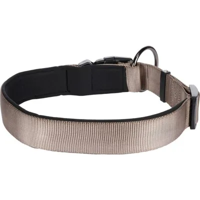 Collier ABBI taupe M 45-50 cm Pour chiens