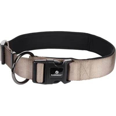 Collier ABBI taupe M 45-50 cm Pour chiens