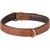 Flamingo - Collier Cuir XXL 52-61 cm ARIZONA brun  pour chien.
