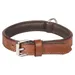 Collier Cuir S 26-32 cm ARIZONA brun pour chien