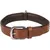 Flamingo - Collier Cuir SEDONA brun taille XL 47-55 cm pour chien.