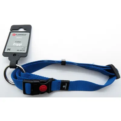 Flamingo - Collier Ziggi  40 -55 cm. 20 MM . taille M. pour chien.