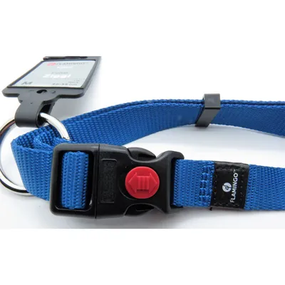 Flamingo - Collier Ziggi  40 -55 cm. 20 MM . taille M. pour chien.