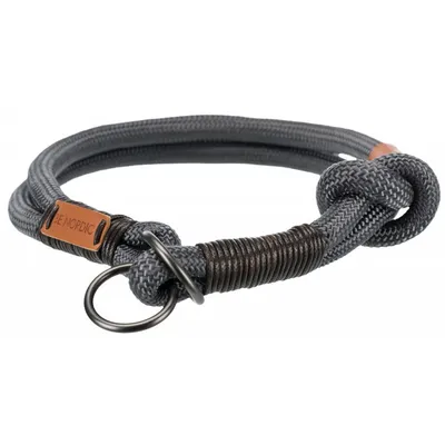 Collier M ø 45 cm réducteur de traction gris foncé pour chien