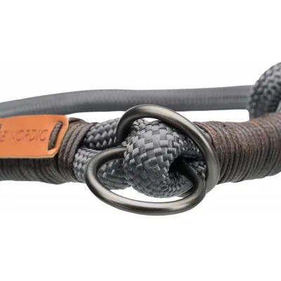 Collier M ø 45 cm réducteur de traction gris foncé pour chien