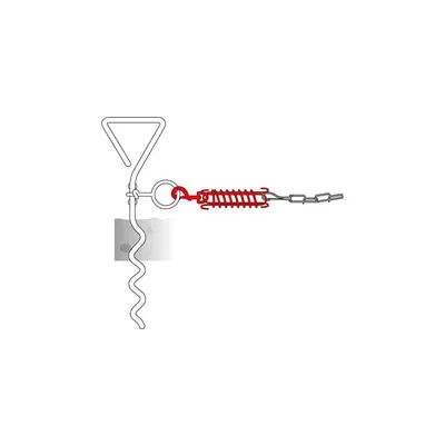 Flamingo - Ressort de Sécurité pour câble d'attache pour chien