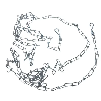 animallparadise - Chaine d'attache en acier 4.5 mètres maillon anti torsion