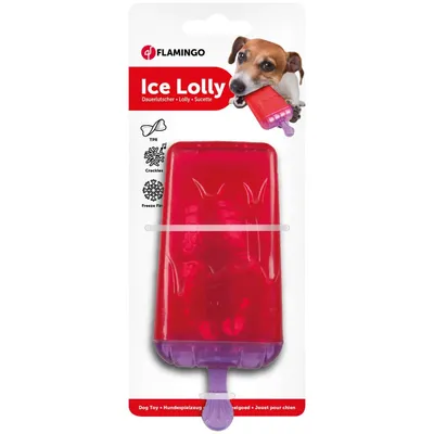 Flamingo - Jouet rafraîchissant LOLLY en TPR 16 cm pour chien