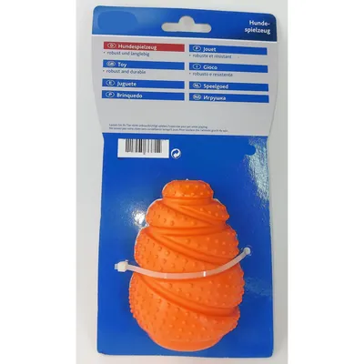animallparadise - Balle Strong Sauteur orange de 9 cm Jouet pour chien