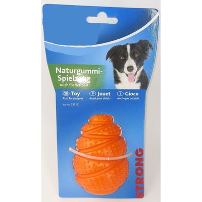 animallparadise - Balle Strong Sauteur orange de 9 cm Jouet pour chien