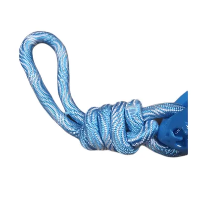 jeux pour chien ovale en TPR et corde longueur 27.5 cm ,