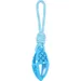 jeux pour chien ovale en TPR et corde longueur 27.5 cm ,