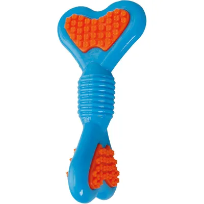 Flamingo - Jouet pour chien Bippa os torsadé à mâcher 15 cm TPR couleur alé