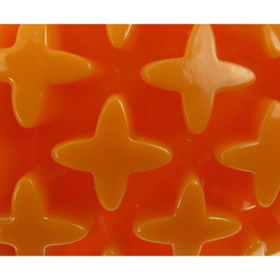 Anneau triangle en TPR et corde longueur total 24.5 cm , orange,  jeux pour