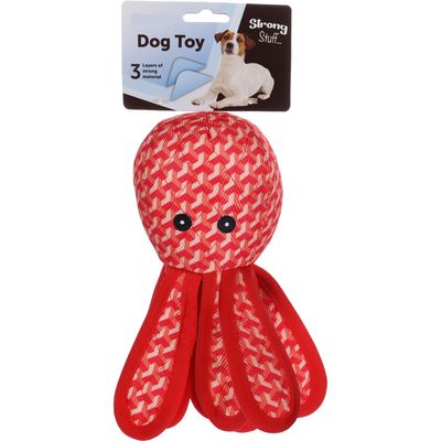 animallparadise - Jouet Strong Stuff Poulpe  23.5 cm. pour chien.