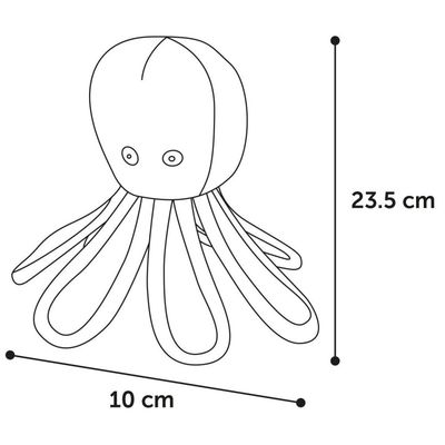 animallparadise - Jouet Strong Stuff Poulpe  23.5 cm. pour chien.