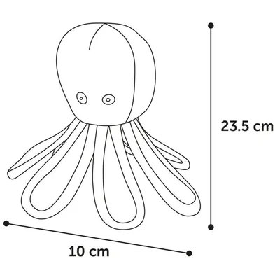 animallparadise - Jouet Strong Stuff Poulpe  23.5 cm. pour chien.