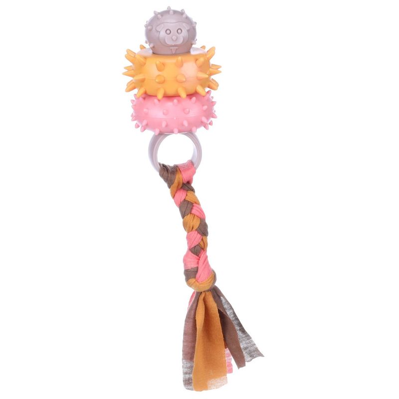 Flamingo - Jouet Bunty Anneau Taupe ø 5.7 x 20 cm pour Chiot