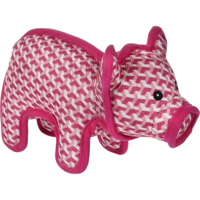 animallparadise - Jouet Strong Stuff Porcelet Rose 26 cm. pour chien.