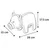 animallparadise - Jouet Strong Stuff Porcelet Rose 26 cm. pour chien.