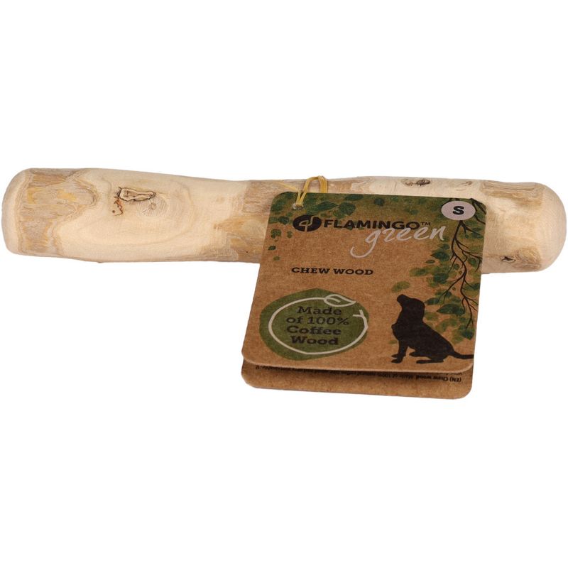 Flamingo - Bois de caféier à mâcher 12-14 cm pour chien