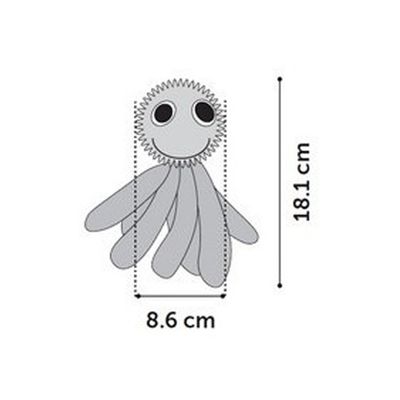 Flamingo - Jouet pour chien. Calmar WILCO . longueur 16 cm env.