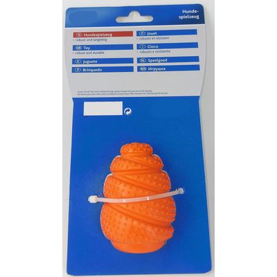 Balle Strong Sauteur orange de 7 cm. jeux pour chiens
