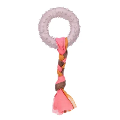 Jouet Bunty Anneau Taupe 17 x 7.3 x 2.1 cm pour Chiot