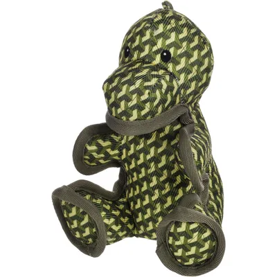 animallparadise - Jouet Strong Stuff Dino vert 23 cm. pour chien.
