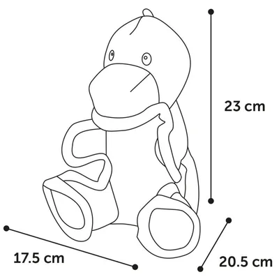 animallparadise - Jouet Strong Stuff Dino vert 23 cm. pour chien.
