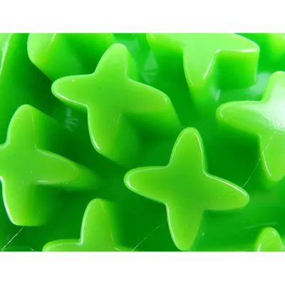Anneau triangle en TPR et corde longueur total 24.5 cm, vert,  jeux pour ch