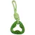 Anneau triangle en TPR et corde longueur total 24.5 cm, vert,  jeux pour ch